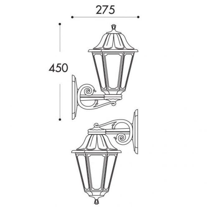 FUMAGALLI Bisso Anna E27 Wall Lantern Alostoura lighting