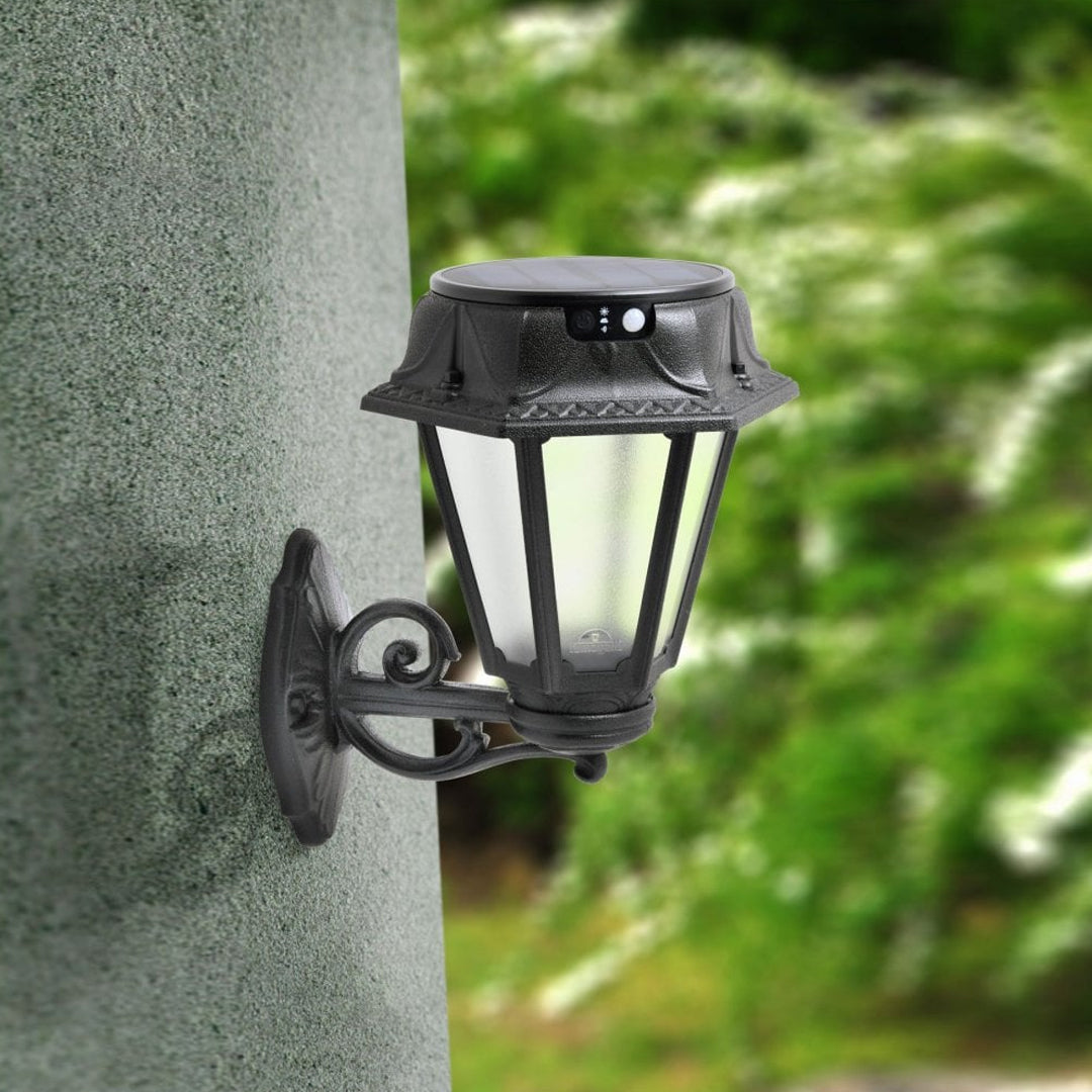 FUMAGALLI Bisso Rosetta 2W Solar Wall Light with Sensor Alostoura lighting