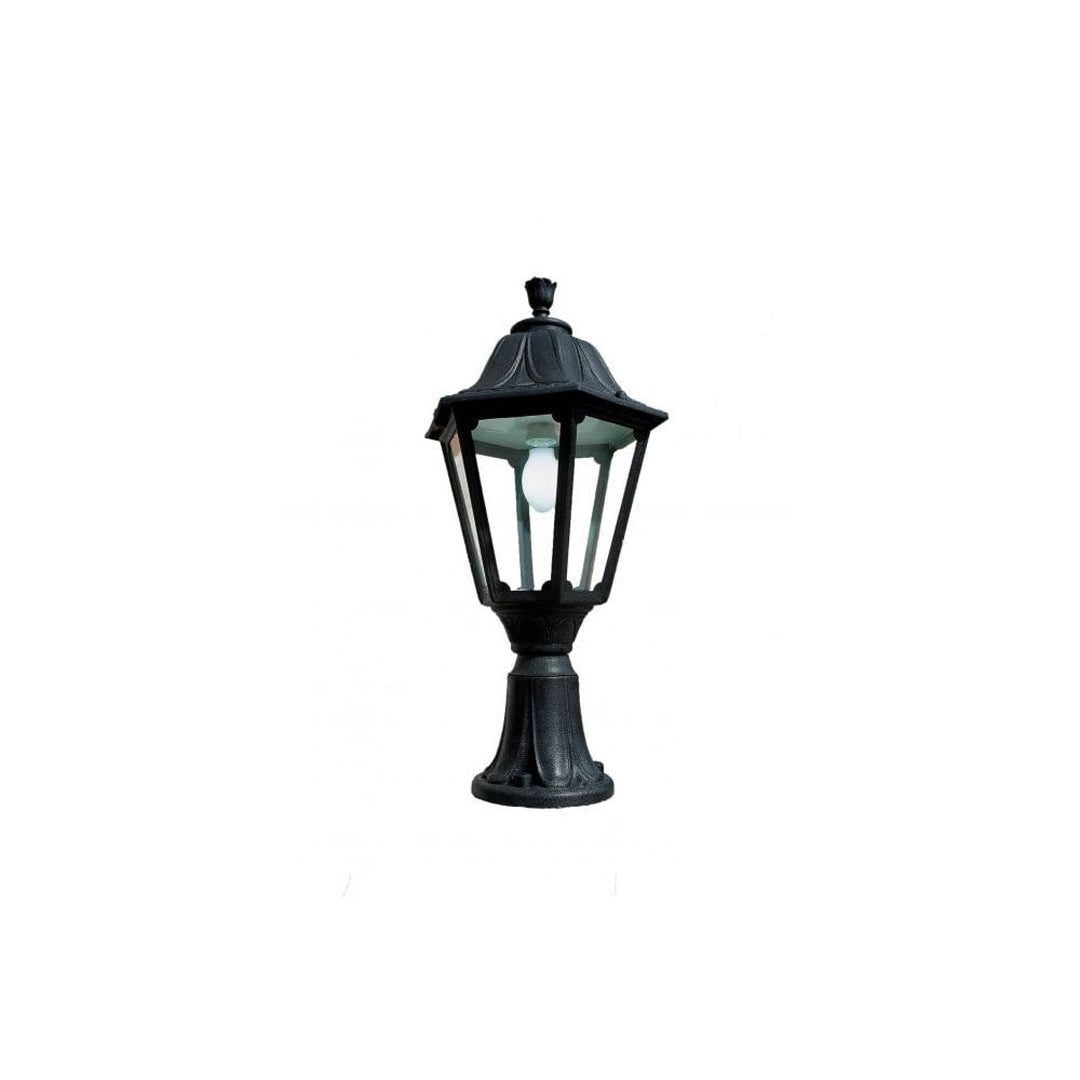 FUMAGALLI Lot Noemi 15W High Powered LED Black Post /Pillar Top Lantern Alostoura lighting