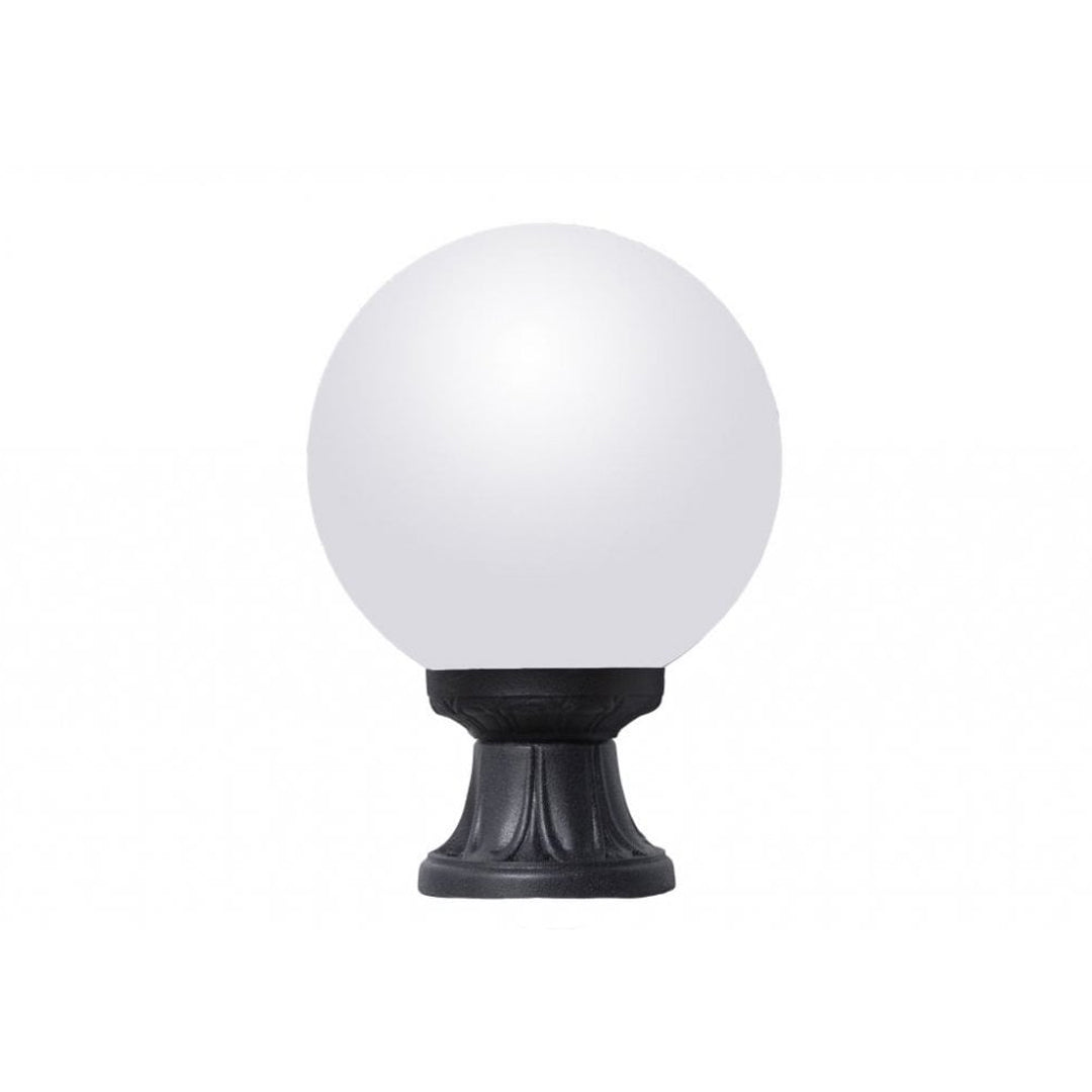 FUMAGALLI Mikrolot Globe 250 mm E27 Black Post /Pillar Top Lantern Alostoura lighting