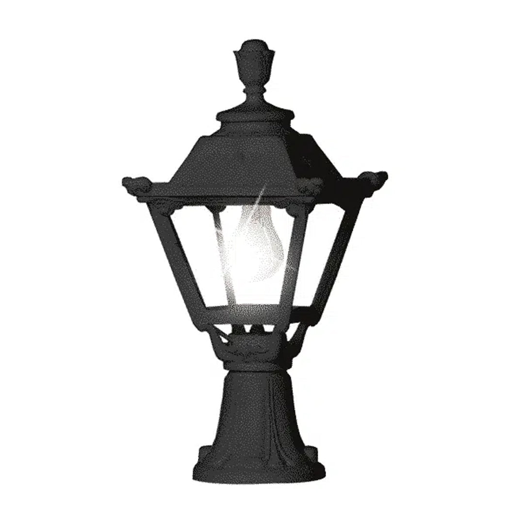 FUMAGALLI Minilot Golia E27 Black Post /Pillar Top Lantern Alostoura lighting