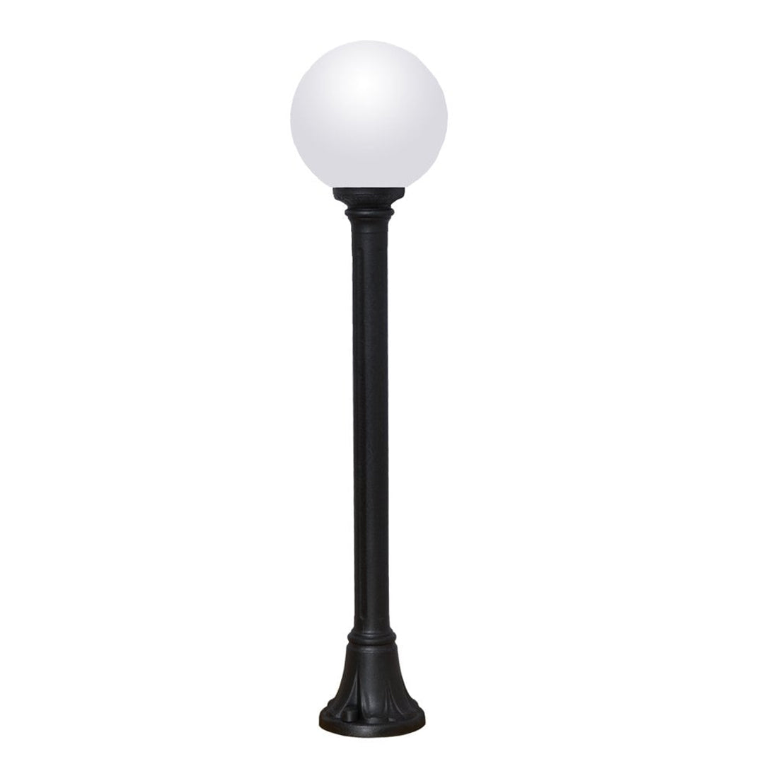 FUMAGALLI Mizar Opal Globe250 E27 1000mm Post Light Alostoura lighting