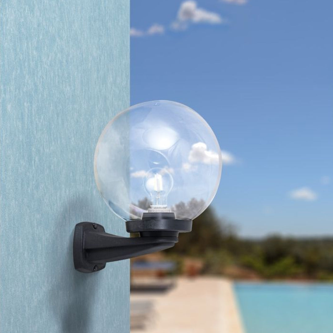 FUMAGALLI Nardo Clear Globe Wall Light Alostoura lighting