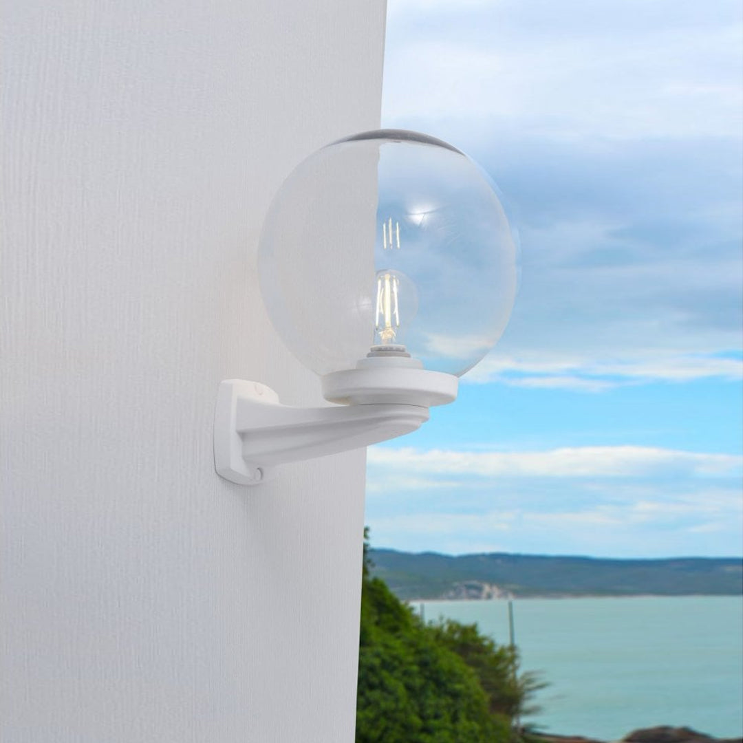 FUMAGALLI Nardo Clear Globe Wall Light Alostoura lighting