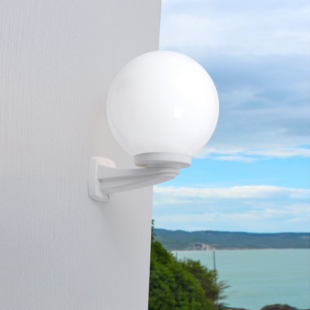 FUMAGALLI Nardo Opal Globe Wall Light Alostoura lighting