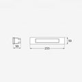 FUMAGALLI Nina 270mm Recessed Wall Light Alostoura lighting