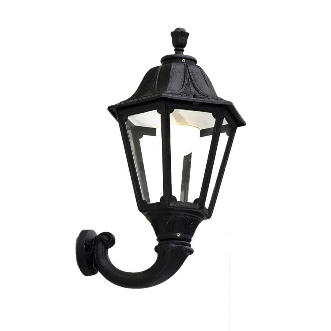 FUMAGALLI Ofir Noemi 15W High Powered LED Black Wall Lantern Alostoura lighting