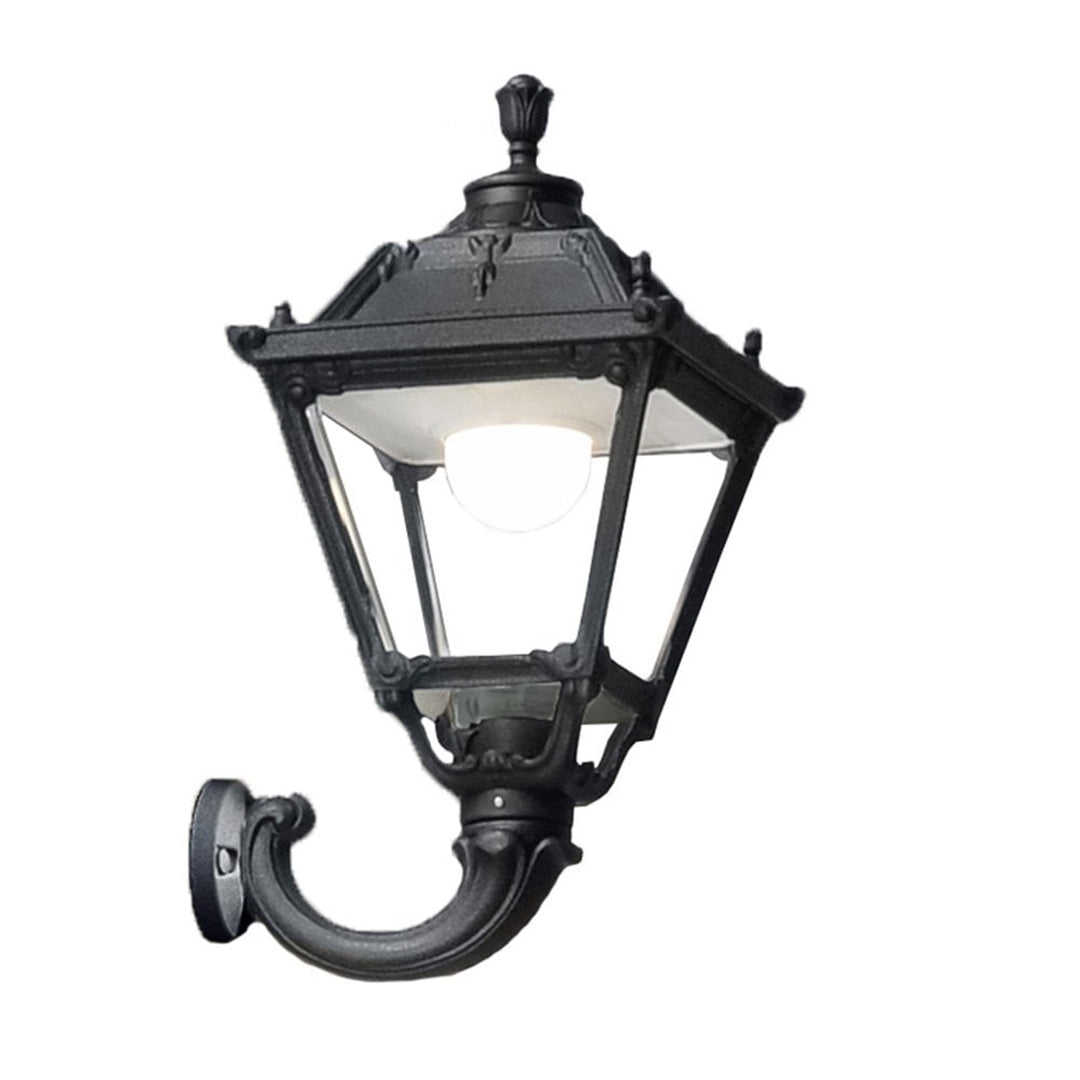 FUMAGALLI Ofir Tobia 15W High Powered LED Black Wall Lantern Alostoura lighting