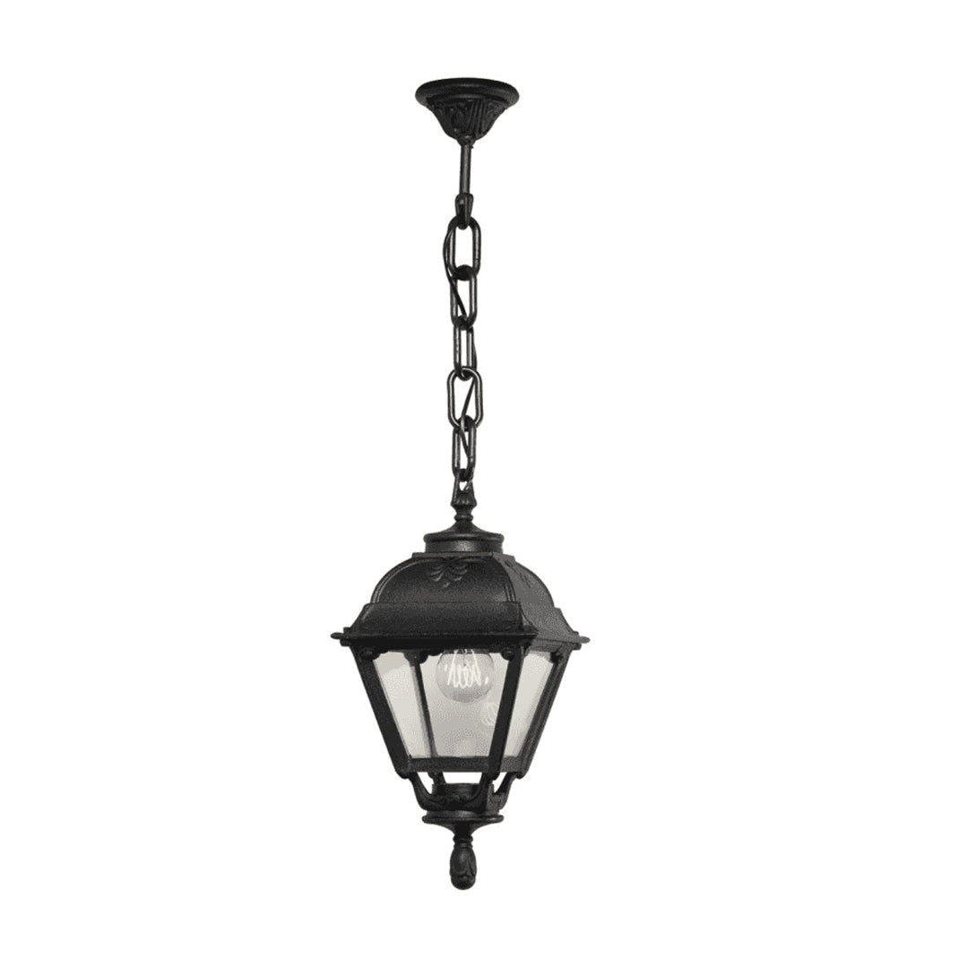 FUMAGALLI Sichem Cefa Black E27 Hanging Outdoor Lantern Alostoura lighting