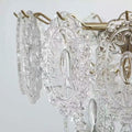 Hanging Glass Pendant Light Gold Finished Dining Room Light Fixtures Chandelier Alostoura lighting