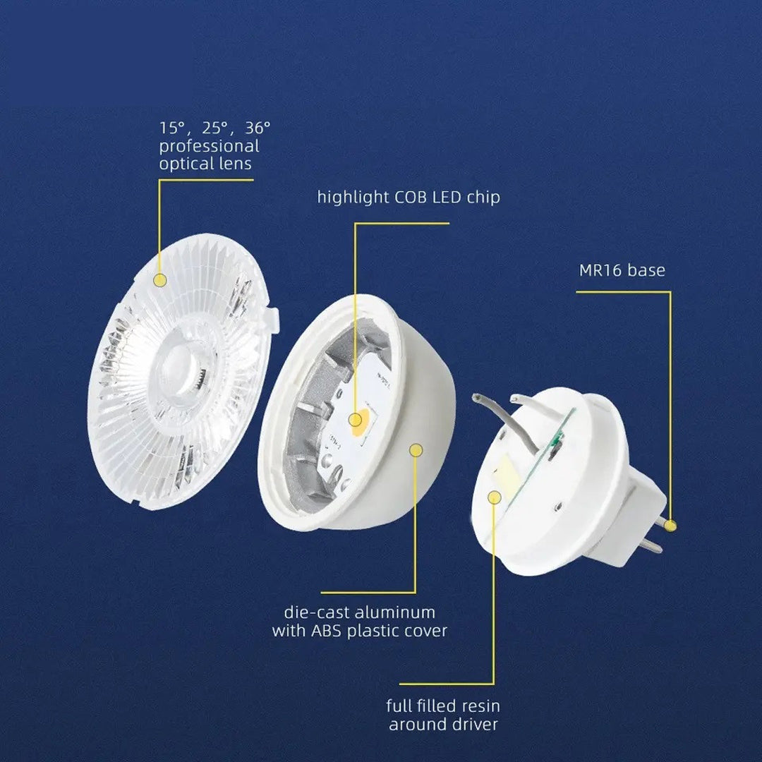 High Quality Linear White 7W MR16 Hotel Ceiling Mini Recessed LED Downlight Spotlight Alostoura lighting