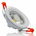 Indoor Panel Lights Hotel Spotlight Round Glass Ceiling Lamp 10W 15W 20W 30W Panel Lamp Embedded Led Downlight Alostoura lighting