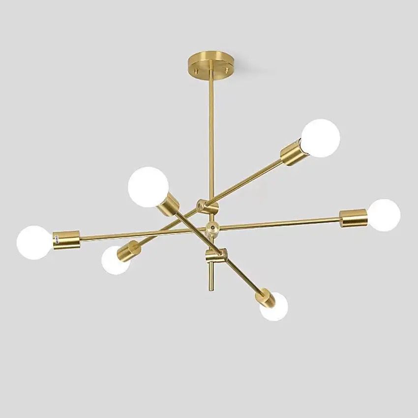 Iron Modern Lighting Gold iron chandeliers Alostoura lighting