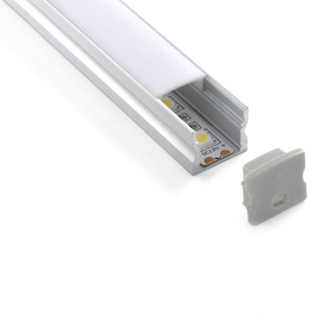 LED Aluminum Profile 2 Meter  size (15x20) Alostoura lighting