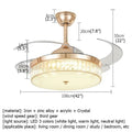 LED Ceiling Fan Light MD-F3 Alostoura lighting