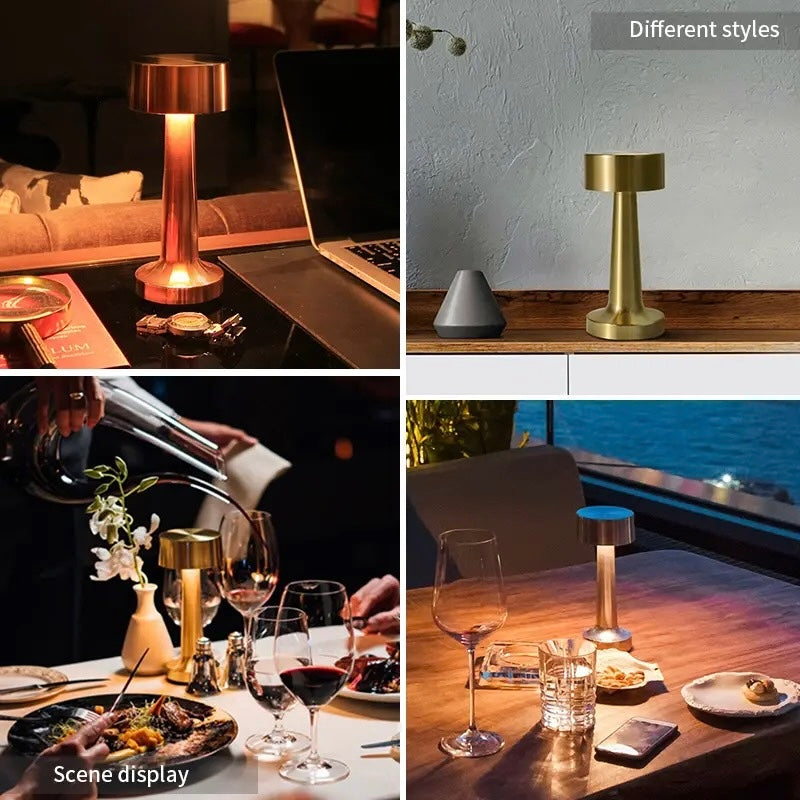 LED Cordless Poldina Mini Pro Table Lamp With USB Rechargeable Battery For Restaurant Dinning Room Living Room Bar Hotel Decor Alostoura lighting