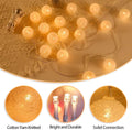 LED Cotton Ball String Lights Indoor Alostoura lighting