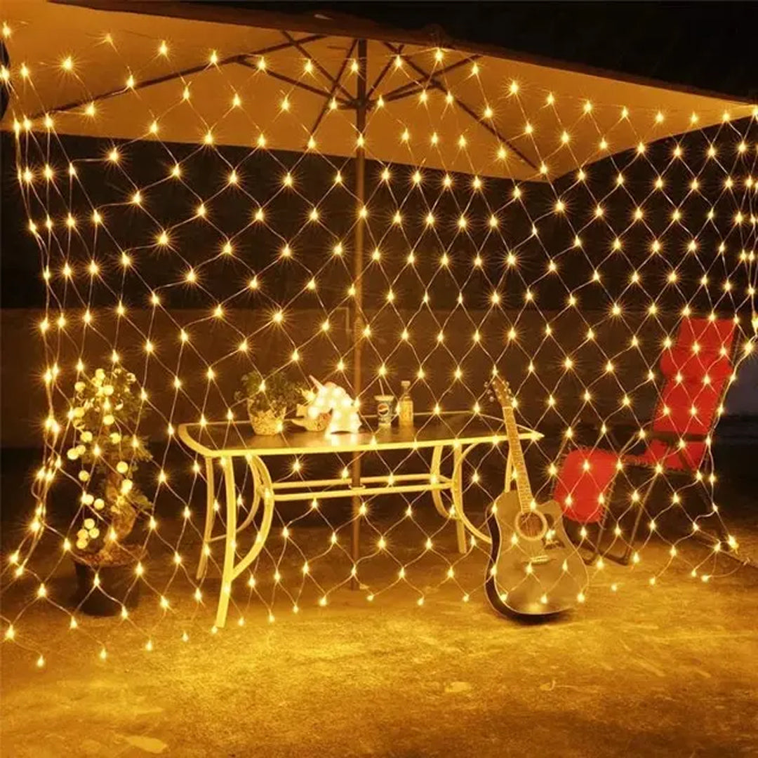 LED Holiday Outdoor Indoor Net Light 3X3 Meter Alostoura lighting