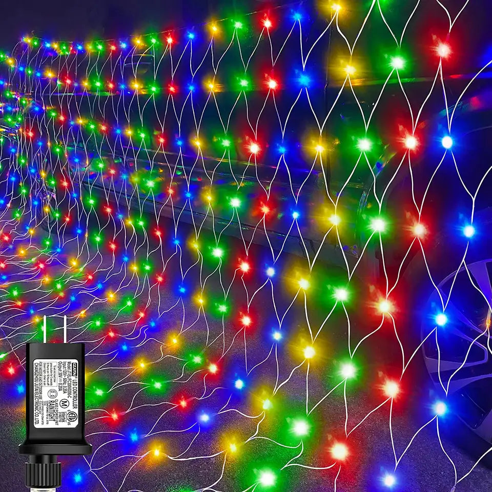 LED Holiday Outdoor Indoor Net Light 3X3 Meter Alostoura lighting