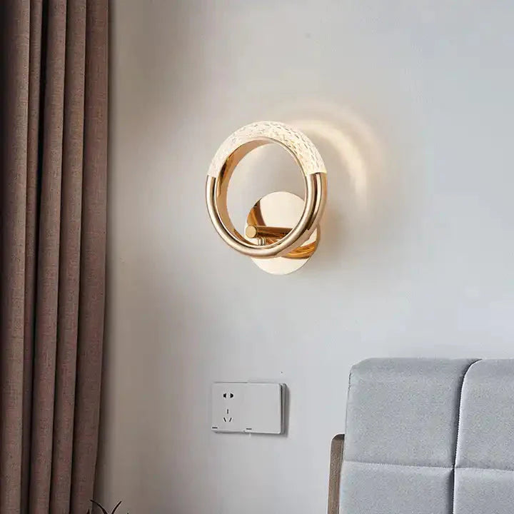 LED Light Ring Lamp Indoor Wall Lamp Aisle Staircase Corridor Living Room Bedroom Bedside Lamp Wall Light Alostoura lighting