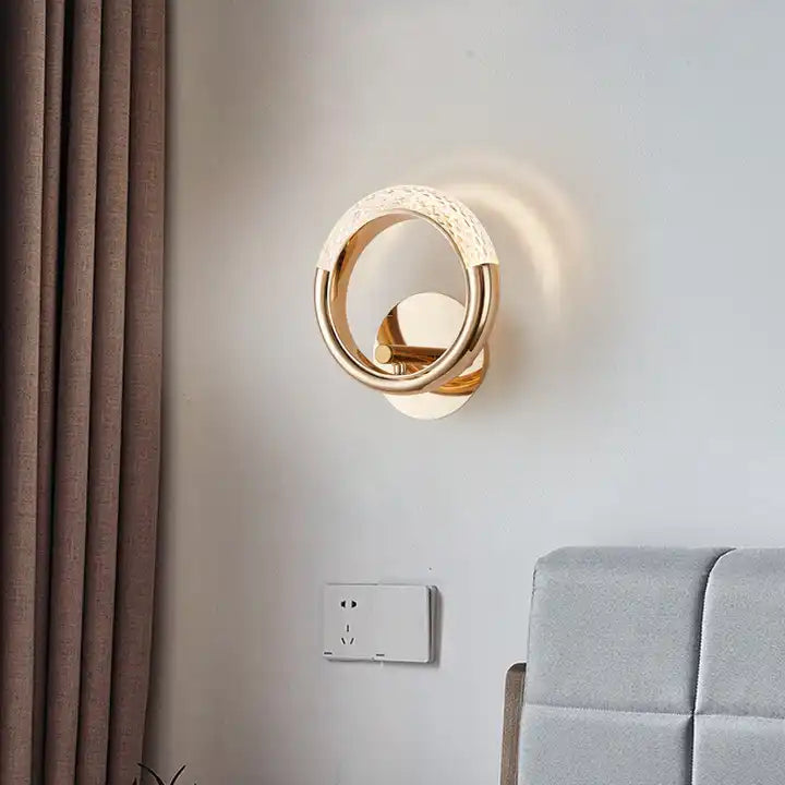 LED Light Ring Lamp Indoor Wall Lamp Aisle Staircase Corridor Living Room Bedroom Bedside Lamp Wall Light Alostoura lighting