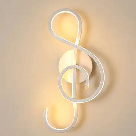 LED Musical Note Wall Lamp Music LED Sign for Wall Decor Light Alostoura lighting