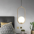 LED Pendant Lights Vintage Hoop Gold Modern Living Room Kitchen Hanging Lamps Loft Industrial Decor Luminaire Alostoura lighting