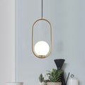 LED Pendant Lights Vintage Hoop Gold Modern Living Room Kitchen Hanging Lamps Loft Industrial Decor Luminaire Alostoura lighting