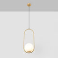 LED Pendant Lights Vintage Hoop Gold Modern Living Room Kitchen Hanging Lamps Loft Industrial Decor Luminaire Alostoura lighting