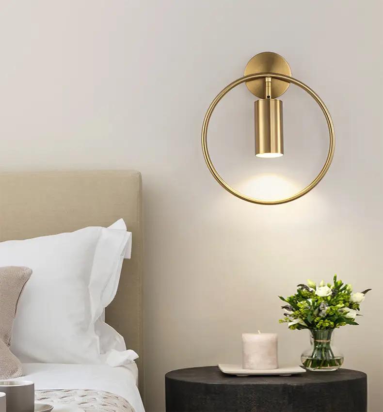 LED Wall Lights Metal Circle Wall Lamp Alostoura lighting