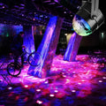 LED laser disco Light RGB Sound Activated Rotating Stage party Lights Alostoura lighting