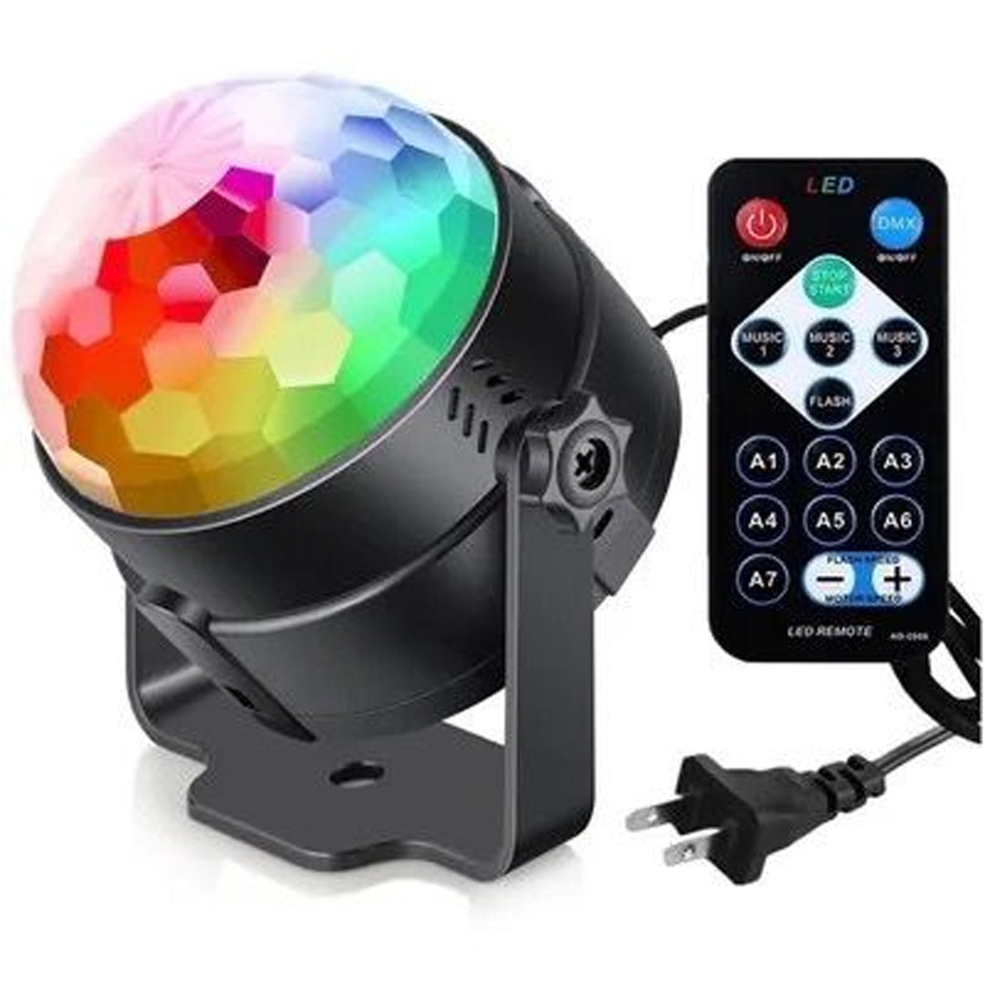 LED laser disco Light RGB Sound Activated Rotating Stage party Lights Alostoura lighting