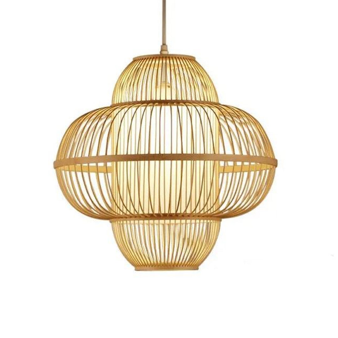 Lampshade Rattan Light Pendant lamp Dining Bamboo Decorative pendant Light Rattan Alostoura lighting