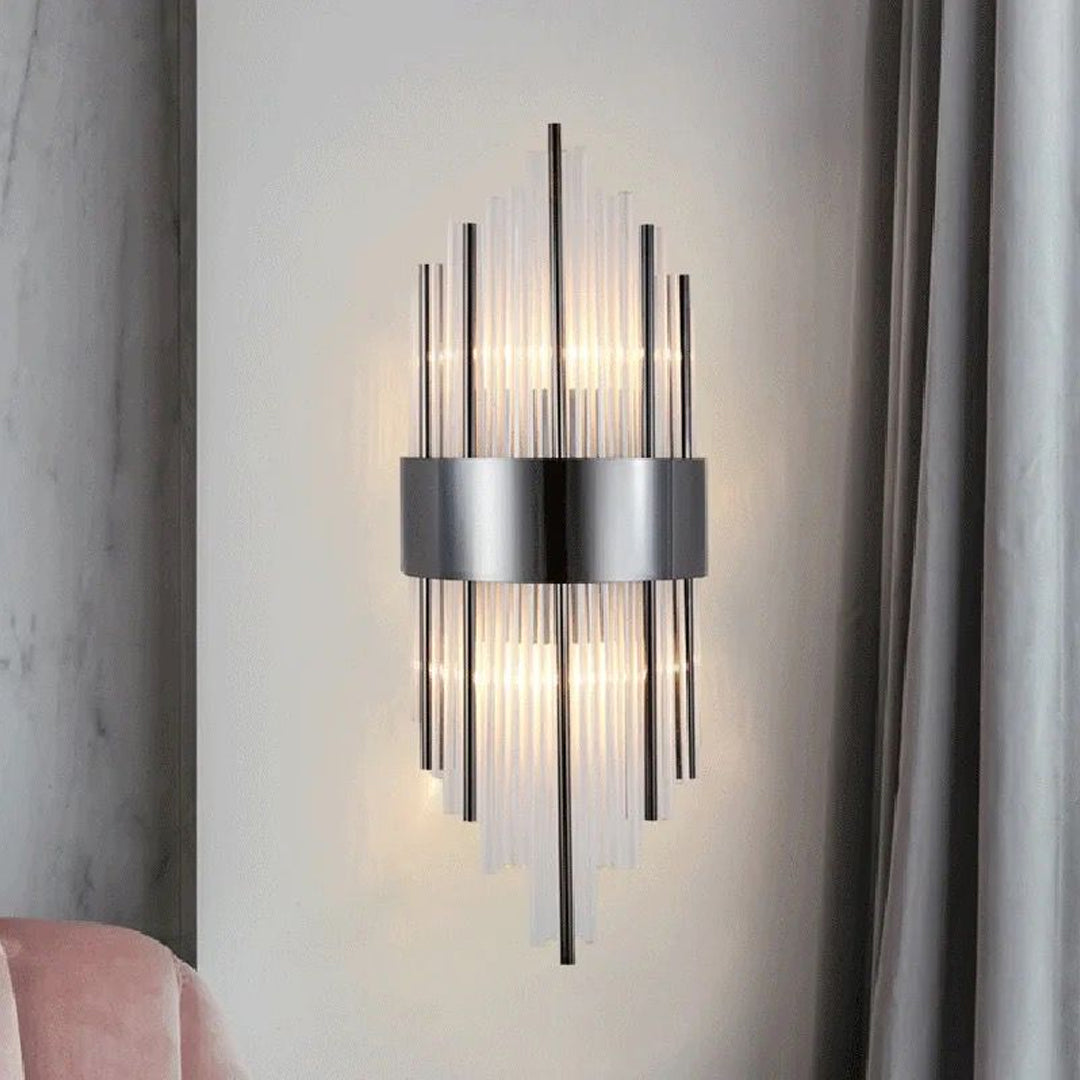 Latest Modern Style LED Add Atmosphere Restaurant Aisle Staircase Classic Luxury Crystal Wall Light Alostoura lighting