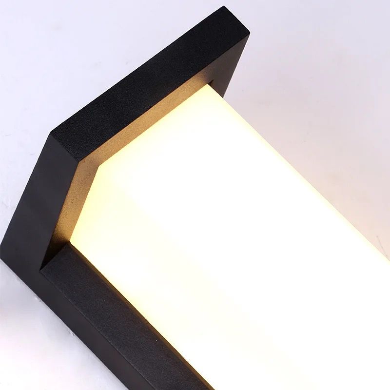 Led Aluminum Matt Black 100-240v  Lamps Light Outdoor Wall Alostoura lighting