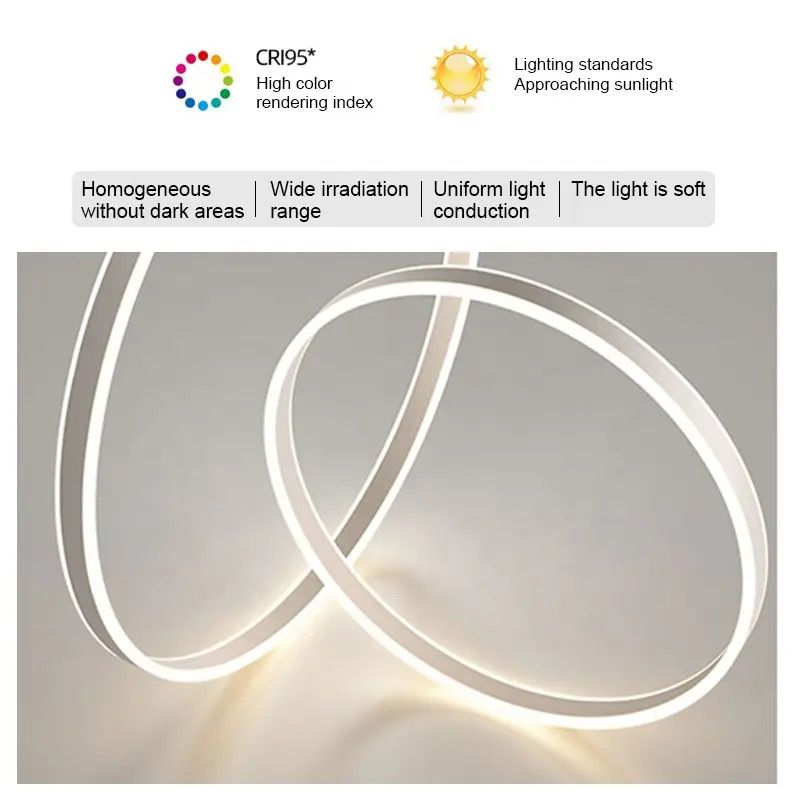 Led Contemporary Home Decoration Pendant Light 60+40+20 Alostoura lighting