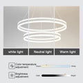 Led Contemporary Home Decoration Pendant Light 60+40+20 Alostoura lighting