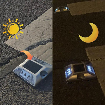 Led Light Cat Eye Solar Road Stud With IP68 Alostoura lighting