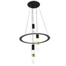 Led Pendant Lamp Chandelier Tube Restaurant Clothing Store Colour Decorative Hanging Light Alostoura lighting
