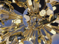 Lighting Vintage Metal Pendant Lamp Light Creative floral art chandelier Outdoor Hotel ROHS Alostoura lighting