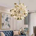 Lighting Vintage Metal Pendant Lamp Light Creative floral art chandelier Outdoor Hotel ROHS Alostoura lighting