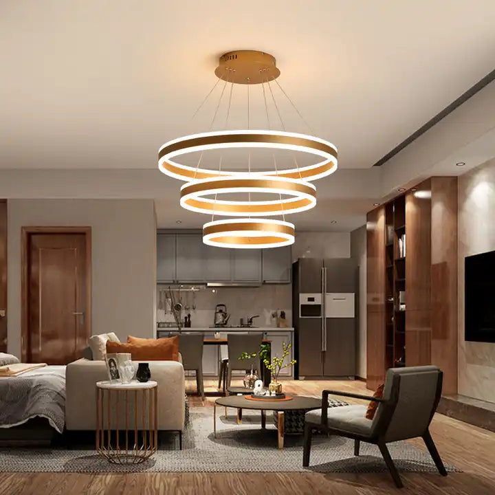 Luxury Chandelier Gold Art Lamps For Bedroom Handcraft Bamboo Pendant Light Alostoura lighting