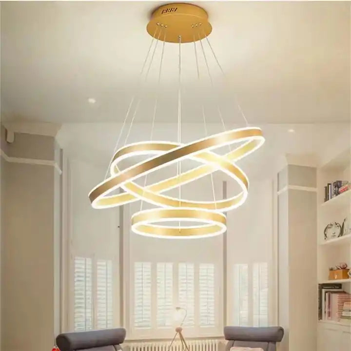 Luxury Chandelier Gold Art Lamps For Bedroom Handcraft Bamboo Pendant Light Alostoura lighting