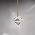 Luxury Gold Square Crystal Pendant Lamp Modern Fancy Chandelier For Kitchen Island Decor Dinning Room LED Pendant Lamp Alostoura lighting