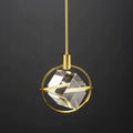 Luxury Gold Square Crystal Pendant Lamp Modern Fancy Chandelier For Kitchen Island Decor Dinning Room LED Pendant Lamp Alostoura lighting