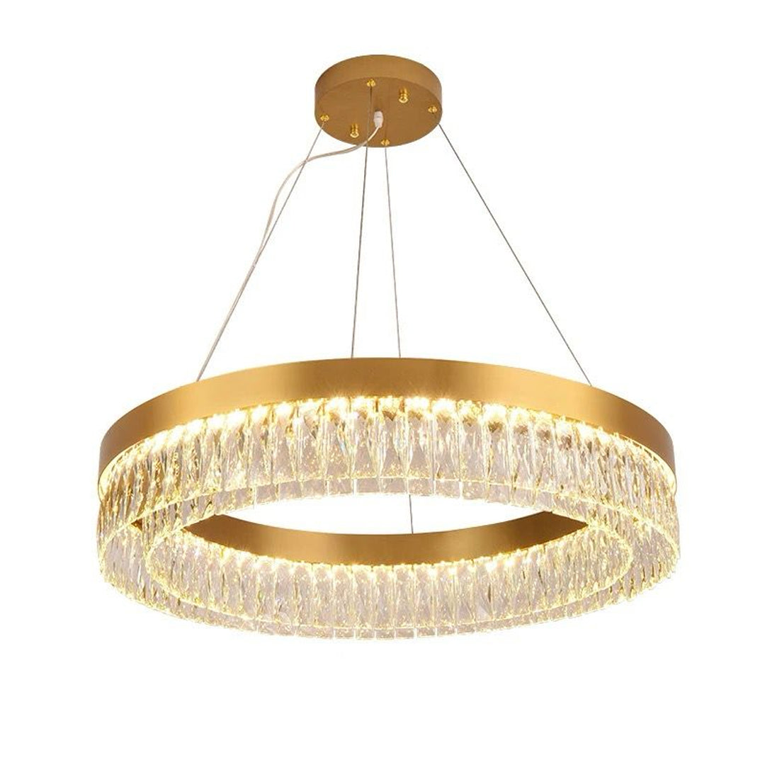 Luxury High Lumen Decorative Ring Led Chandelier Ceiling for Living Room Alostoura lighting