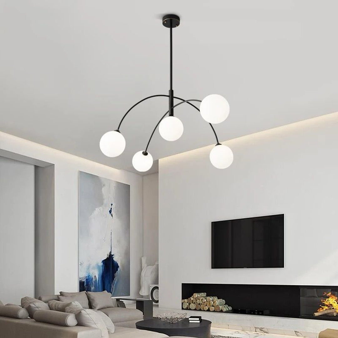 Luxury Lamps Home Copper Crystal Ball Light Fixtures Modern Pendant Lights Chandeliers Alostoura lighting