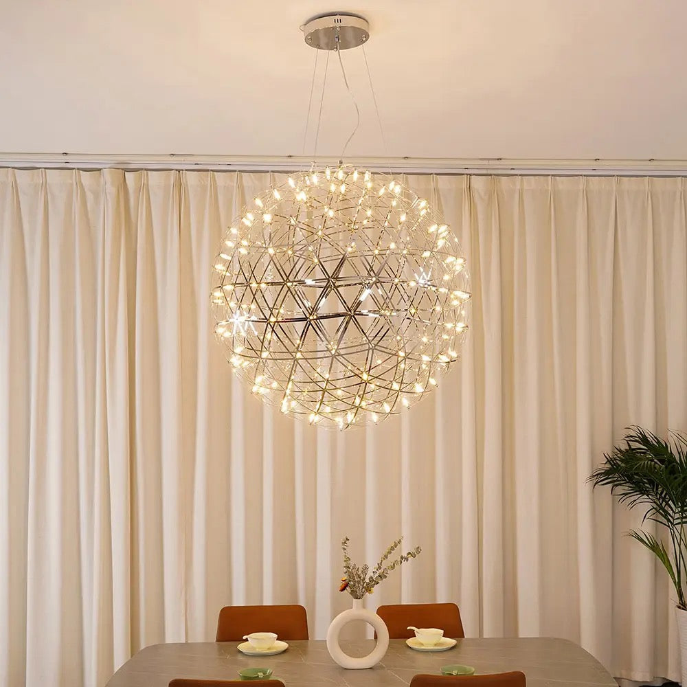 Luxury Round Creative Pendant Lamp Home Decor Modern Led Chandelier Living Room Dining Room Modern Pendant Lamp Alostoura lighting