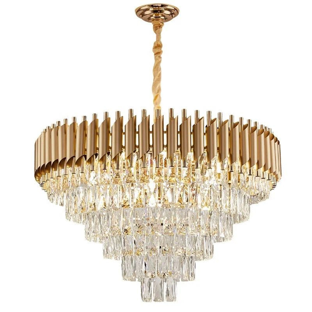 Luxury crystal chandelier droplight crystal, lampwork lamps home decor Alostoura lighting