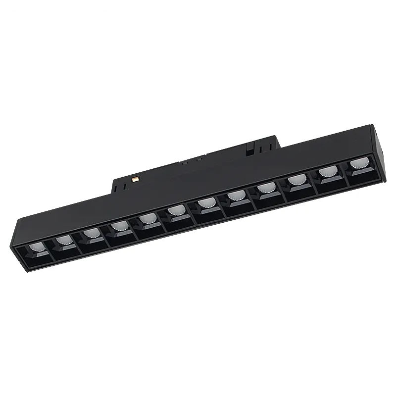 Magnetic LED Linear Track Spot Lighting System Magnetic Magnet Rail LED Lamp Magnetic Track Light 48V Alostoura lighting